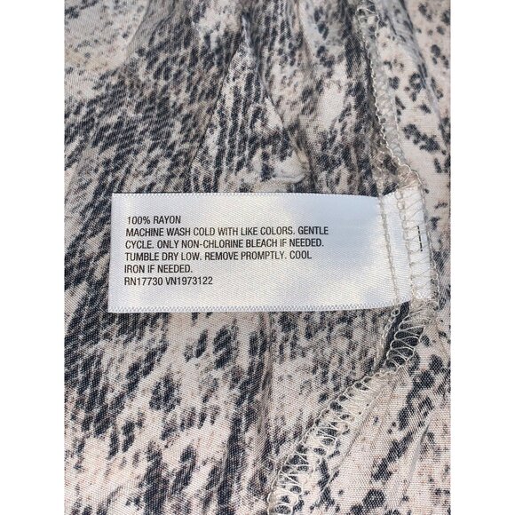 Ava & Viv Womens Tan Snake Print Long Sleeve Top Blouse Plus Size 3X - Picture 11 of 11